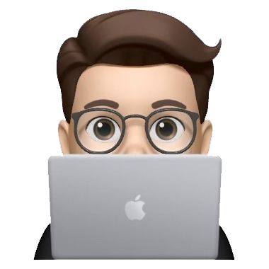 Memoji with laptop